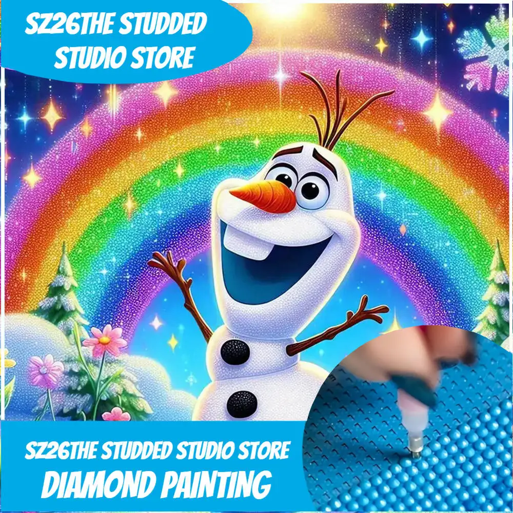 Новинка! Алмазная вышивка DIY Disney: Снежный человечек Олаф из Frozen, мозаика, зима, полный квадратный/круглый алмазный пейзаж.
Новинка! Алмазная вышивка DIY Disney: Снежный человечек Олаф из Frozen, мозаика, зима, полный квадратный/круглый алмазный пейзаж.