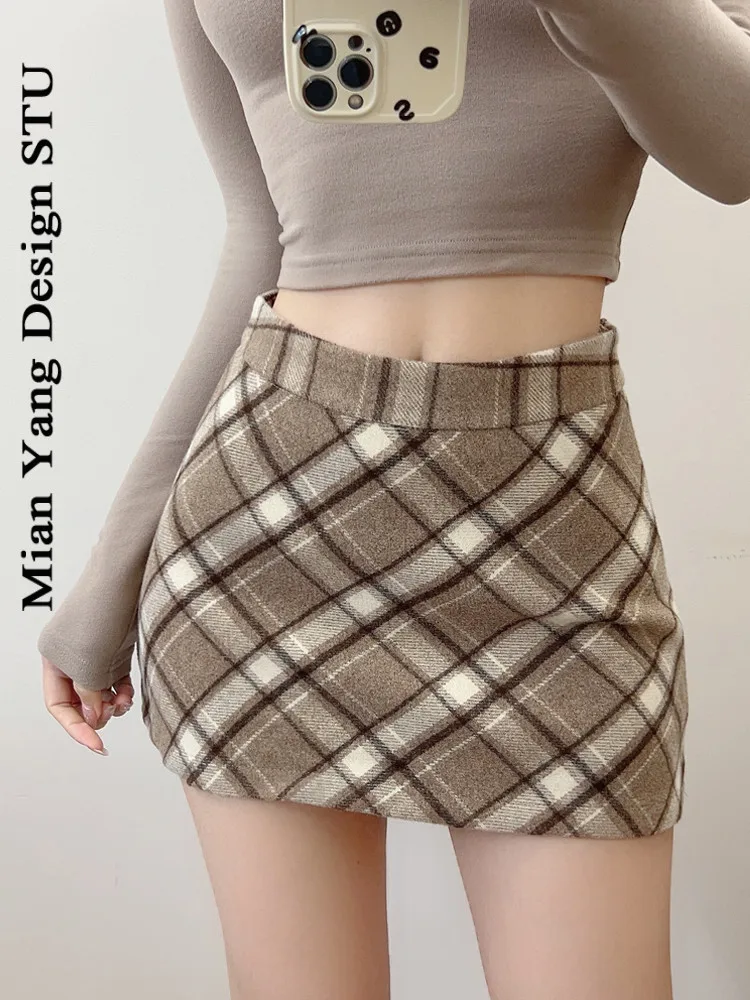 Клетчатая юбка с высокой талией, женская хлопковая твидовая юбка в стиле ретро, удлиняющая нога, горячая девушка, предотвращает экспозицию школьницы...
Клетчатая юбка с высокой талией, женская хлопковая твидовая юбка в стиле ретро, удлиняющая нога, горячая девушка, предотвращает экспозицию школьницы...