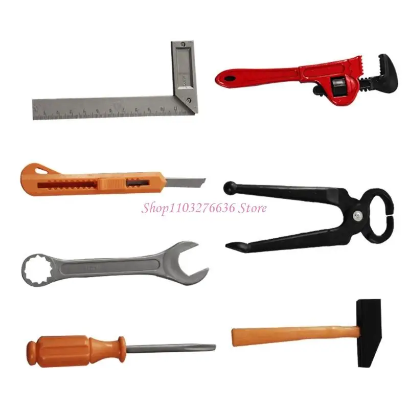 R6FD Kids Construction Role Playing Tools Toy Realistic Toolbox Toy Educational Gift
R6FD Kids Construction Role Playing Tools Toy Realistic Toolbox Toy Educational Gift