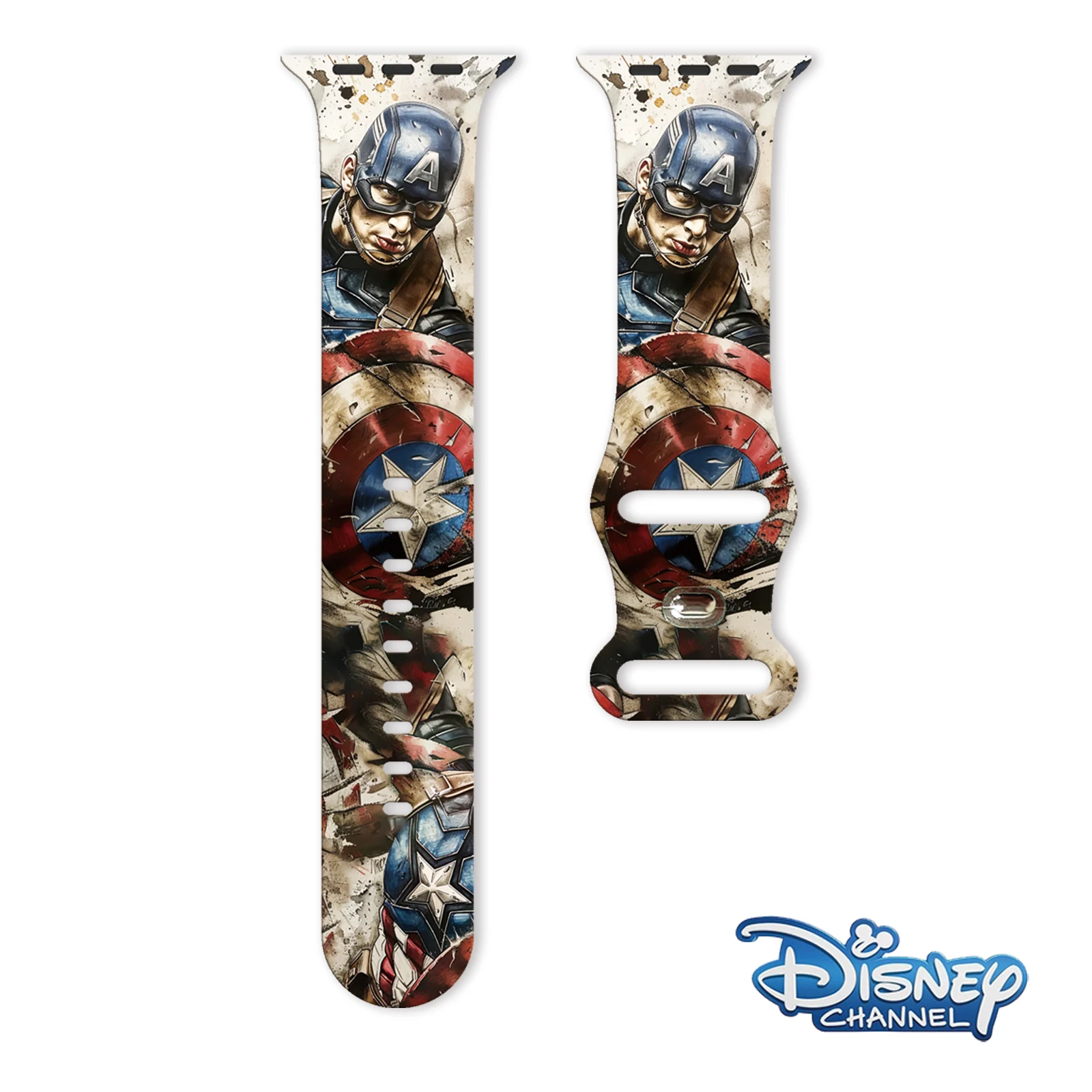 Disney The Avengers Strap for Apple Watch 10 9 8 7 Silicone Band Replaceable Bracelet for iWatch 46mm 44mm 42mm 41mm Watchband
Disney The Avengers Strap for Apple Watch 10 9 8 7 Silicone Band Replaceable Bracelet for iWatch 46mm 44mm 42mm 41mm Watchband