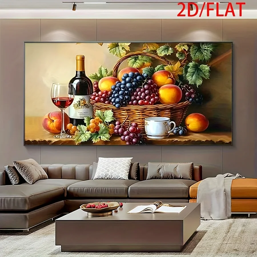 Vintage Grape Peach Wine Bottle Cup Still Life Painting Canvas Print Fruit Kitchen Wall Art Poster for Living Room Home Decor
Vintage Grape Peach Wine Bottle Cup Still Life Painting Canvas Print Fruit Kitchen Wall Art Poster for Living Room Home Decor