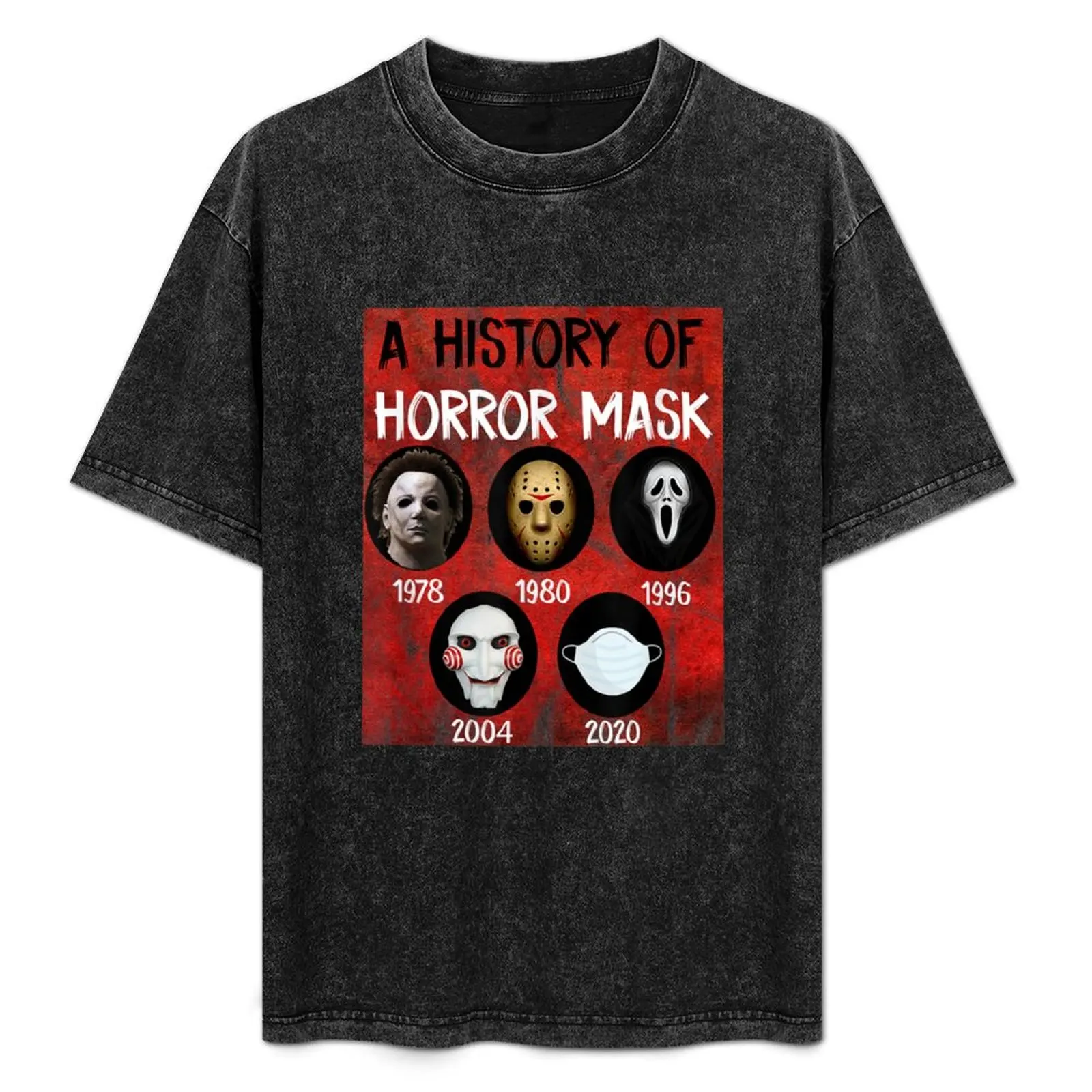 Horror masks history Halloween costumes T-Shirt T-shirts oversize graphic tee shirt oversized t shirts for men
Horror masks history Halloween costumes T-Shirt T-shirts oversize graphic tee shirt oversized t shirts for men