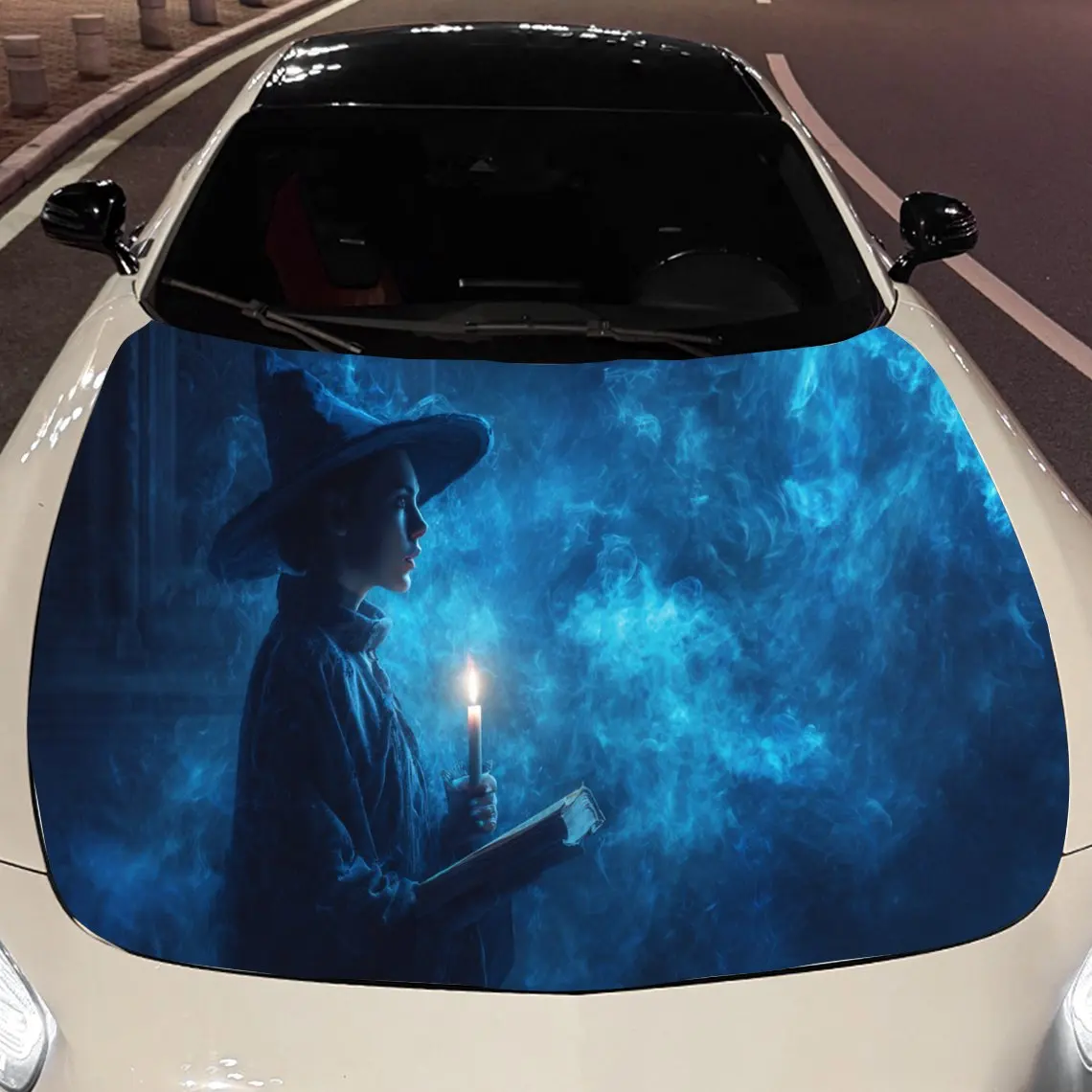 Mysterious Witch and Candlelight Car Hood Vinyl Stickers Car Surface Protection Decal Car Decoration Cover Vinyl Wraps Waterproo
Mysterious Witch and Candlelight Car Hood Vinyl Stickers Car Surface Protection Decal Car Decoration Cover Vinyl Wraps Waterproo