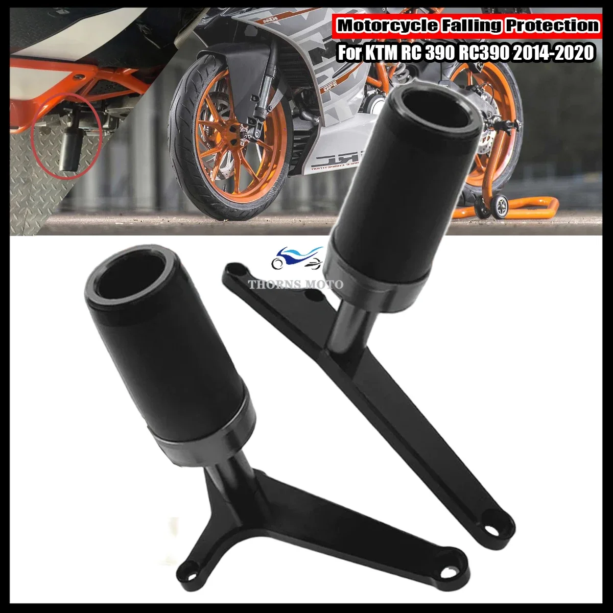 Motorcycle Falling Protection Frame Slider Fairing Guard Crash Pad Protector For RC390 RC 390 2014-2023 2022 2021 2020 2015
Motorcycle Falling Protection Frame Slider Fairing Guard Crash Pad Protector For RC390 RC 390 2014-2023 2022 2021 2020 2015