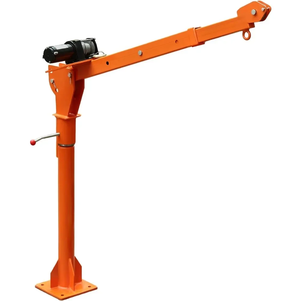 1100 Lb Truck-Mounted Crane Hoist, Truck-Mounted Crane with 12v Electric Winch,with Wire Rope Limit Pin and Steering Handle,
1100 Lb Truck-Mounted Crane Hoist, Truck-Mounted Crane with 12v Electric Winch,with Wire Rope Limit Pin and Steering Handle,