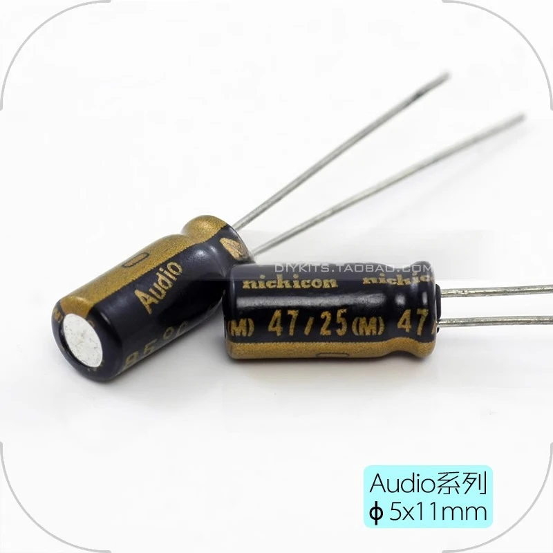 10PCS/100PCS Nichicon Audio Series 25V47uF 5x11mm Fever Audio Electrolytic Capacitor
10PCS/100PCS Nichicon Audio Series 25V47uF 5x11mm Fever Audio Electrolytic Capacitor