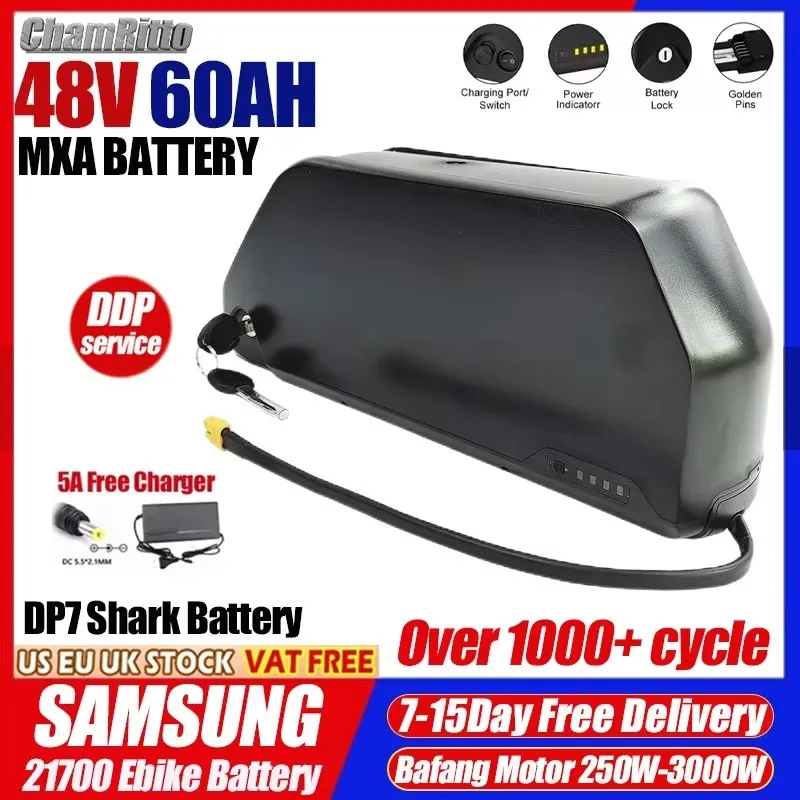 Hailong Polly DP7 48v 25ah 40ah 50ah Batterie Bateria 48v 30ah Para Scooter Cham Rider 48v 45ah Electric Bicycle Lithium Battery
Hailong Polly DP7 48v 25ah 40ah 50ah Batterie Bateria 48v 30ah Para Scooter Cham Rider 48v 45ah Electric Bicycle Lithium Battery