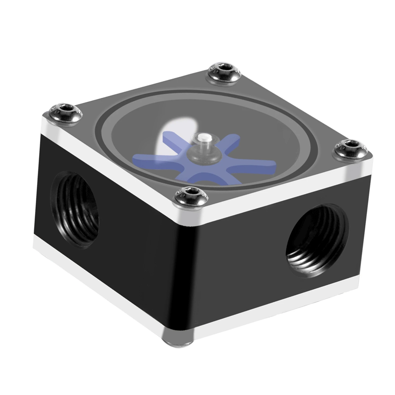 PC Water Cooling Flow Meter Indicator 6 Impeller 3 Ways for PC Water Cooling System G1/4 Thread
PC Water Cooling Flow Meter Indicator 6 Impeller 3 Ways for PC Water Cooling System G1/4 Thread