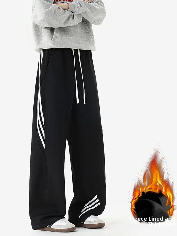 Мужские повседневные брюки из Thiened на подкладке Spor Fce, осень-зима, свободные прямые брюки, футболки, дизайн, удобные для подростков
Мужские повседневные брюки из Thiened на подкладке Spor Fce, осень-зима, свободные прямые брюки, футболки, дизайн, удобные для подростков