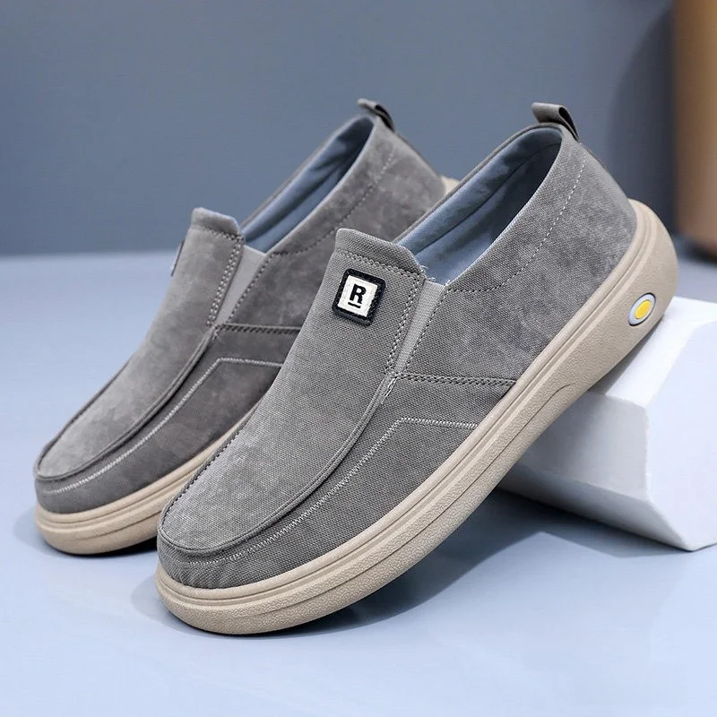 Men's Comfortable Breathable Slip-On Canvas Shoes Soft Bottom Casual Loafers Spring Summer New Style Beijing Old Cloth Shoes
Men's Comfortable Breathable Slip-On Canvas Shoes Soft Bottom Casual Loafers Spring Summer New Style Beijing Old Cloth Shoes