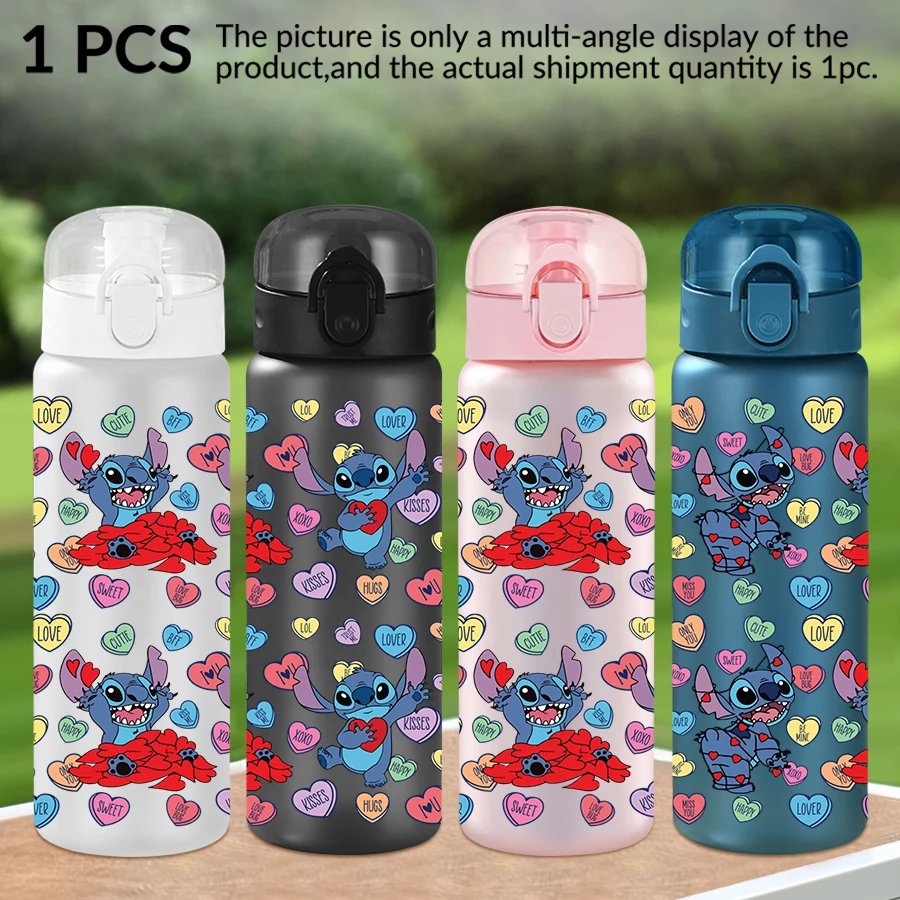 1 шт., пластиковая бутылка для воды Disney Stitch Love Pattern, 26 унций, спортивная чашка для воды на открытом воздухе, подарок на день рождения/позад в школу
1 шт., пластиковая бутылка для воды Disney Stitch Love Pattern, 26 унций, спортивная чашка для воды на открытом воздухе, подарок на день рождения/позад в школу