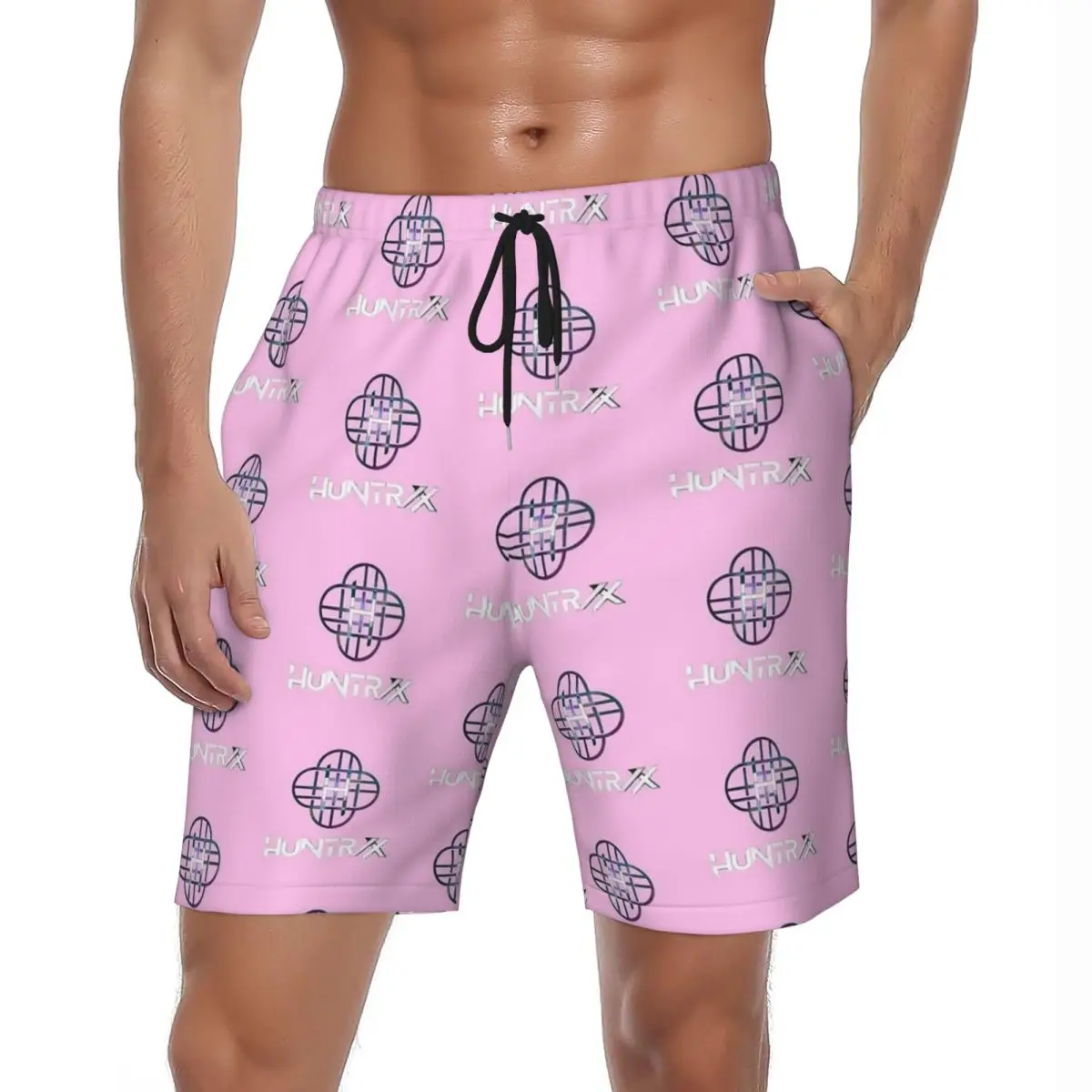 Male Board Shorts Huntrix Pink Logo Fashion Swim Trunks Breathable Sports Hot Oversize Board Short Pants
Male Board Shorts Huntrix Pink Logo Fashion Swim Trunks Breathable Sports Hot Oversize Board Short Pants