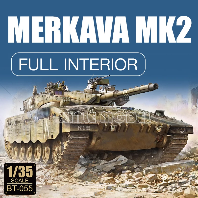 BORDER Plastic Assembled Tank Model Kit BT-055 Merkava 2 Main Battle Tank, Fully Built, Active Suspension 1/35
BORDER Plastic Assembled Tank Model Kit BT-055 Merkava 2 Main Battle Tank, Fully Built, Active Suspension 1/35