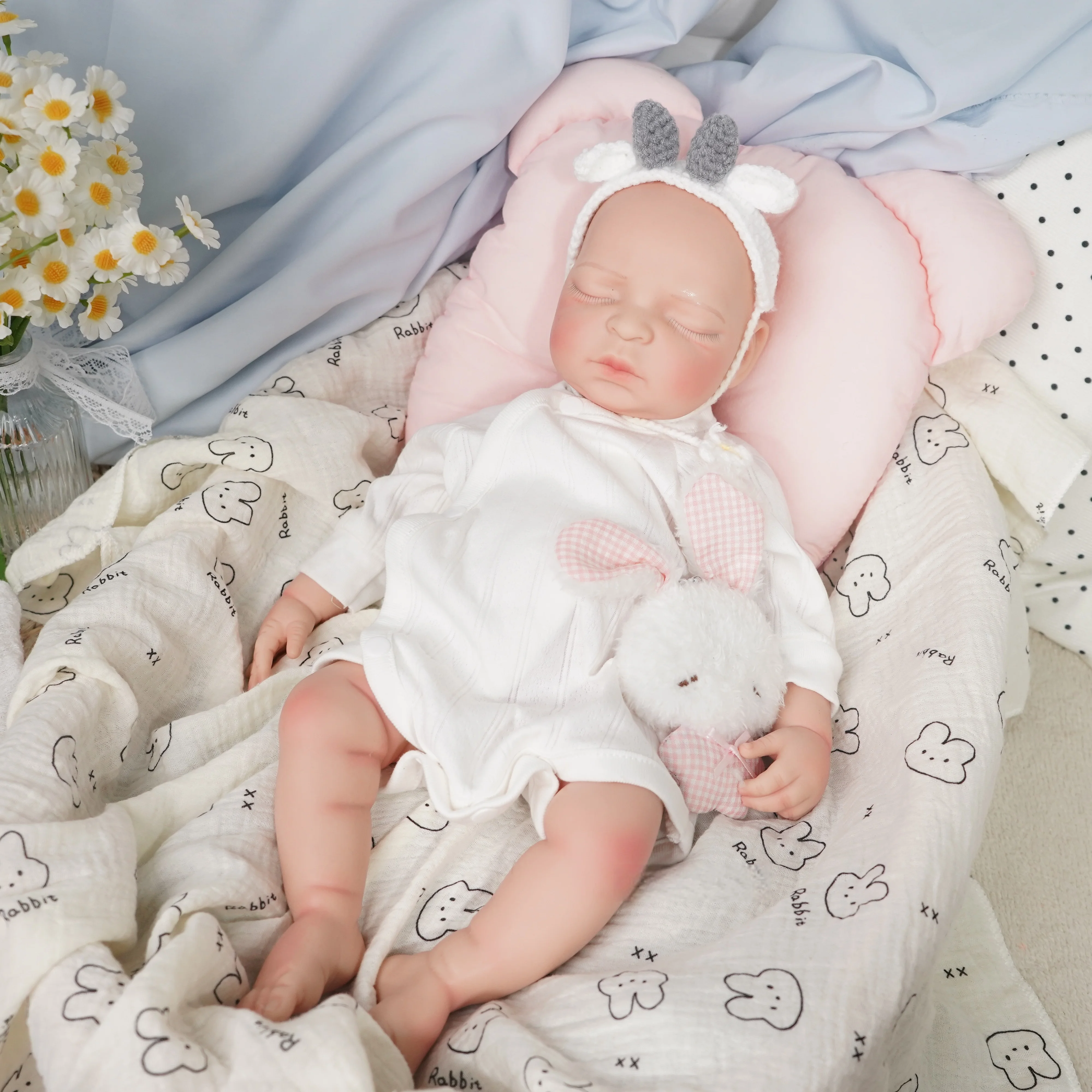 18.89-inch 3.15kg Solid Silicone One-piece Body Reborn doll Baby Boy And Girl Best Gift For Healing ChildrenRealistic Sleep Expression
18.89-inch 3.15kg Solid Silicone One-piece Body Reborn doll Baby Boy And Girl Best Gift For Healing ChildrenRealistic Sleep Expression