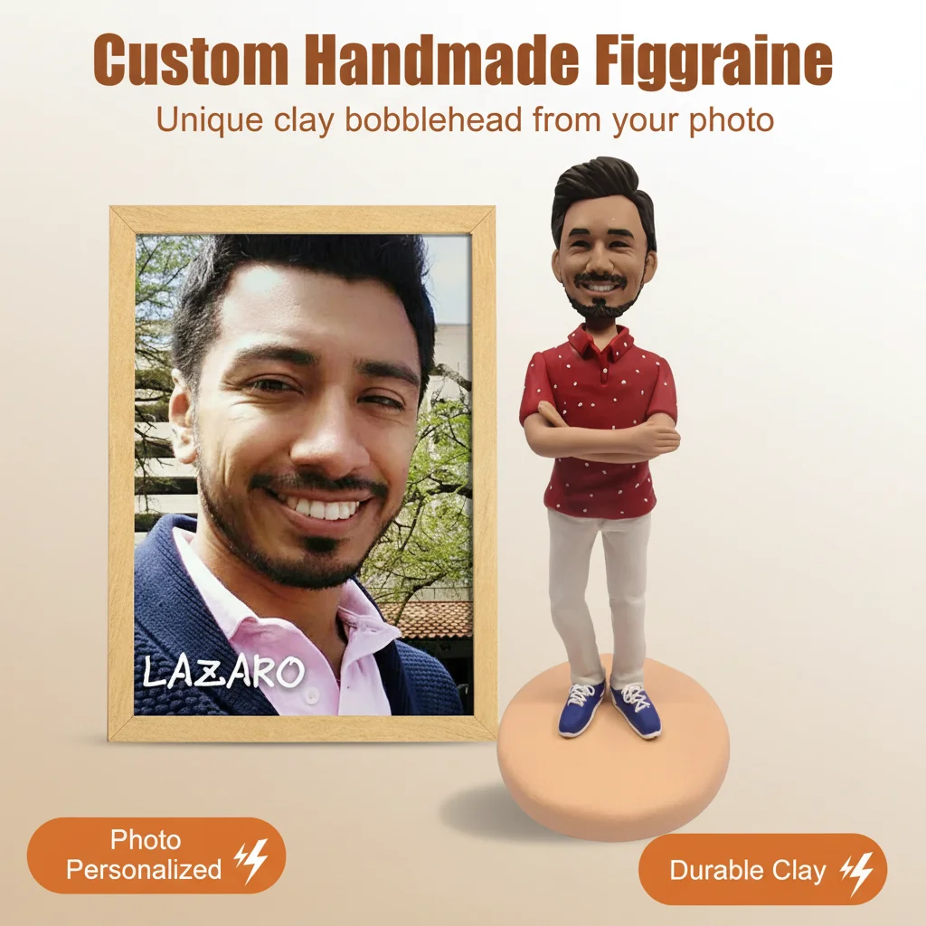 Custom Bobble Head Bobblehead Handmade Clay Figurine Personalized Figurine Personalised Bobbleheads Dolls Birthday Gift
Custom Bobble Head Bobblehead Handmade Clay Figurine Personalized Figurine Personalised Bobbleheads Dolls Birthday Gift