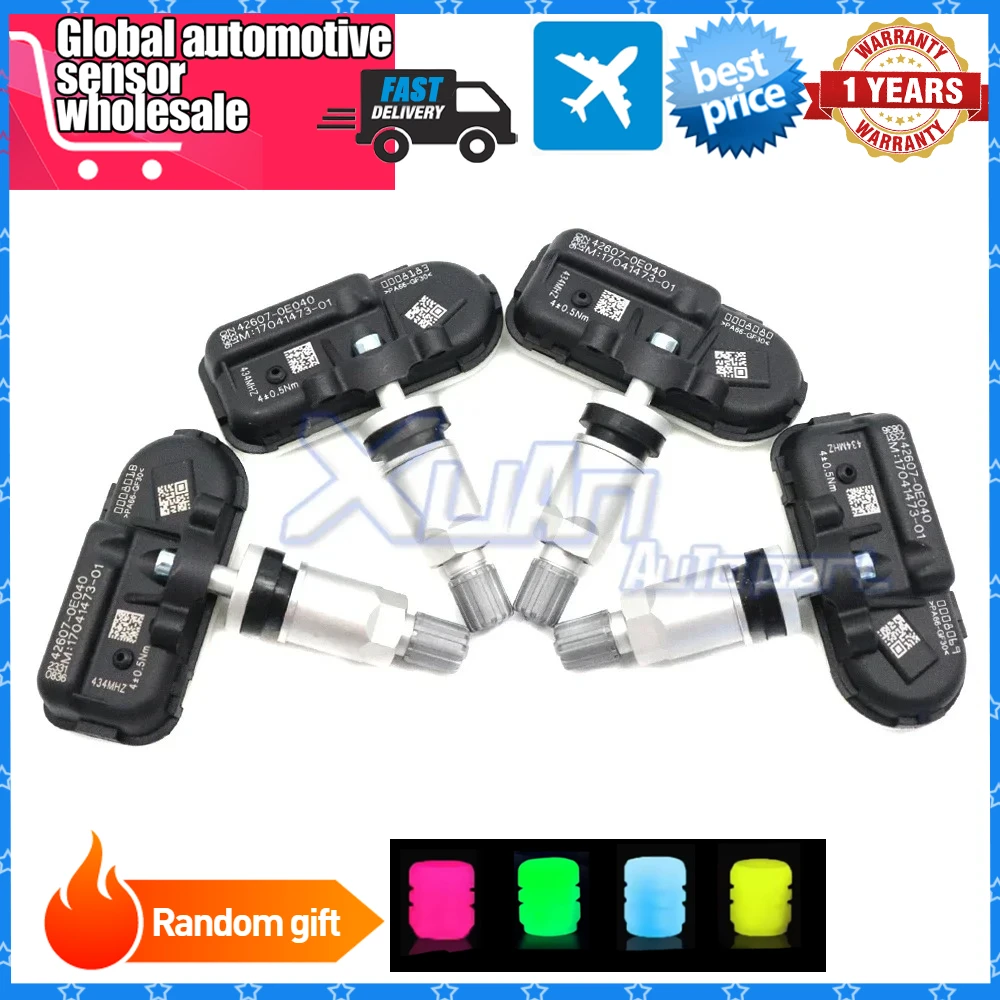 Новая система контроля датчика давления в шинах TPMS 42607-0E040 для Toyota Highlander Sienna 2021 2022 434 МГц 426070E040
Новая система контроля датчика давления в шинах TPMS 42607-0E040 для Toyota Highlander Sienna 2021 2022 434 МГц 426070E040