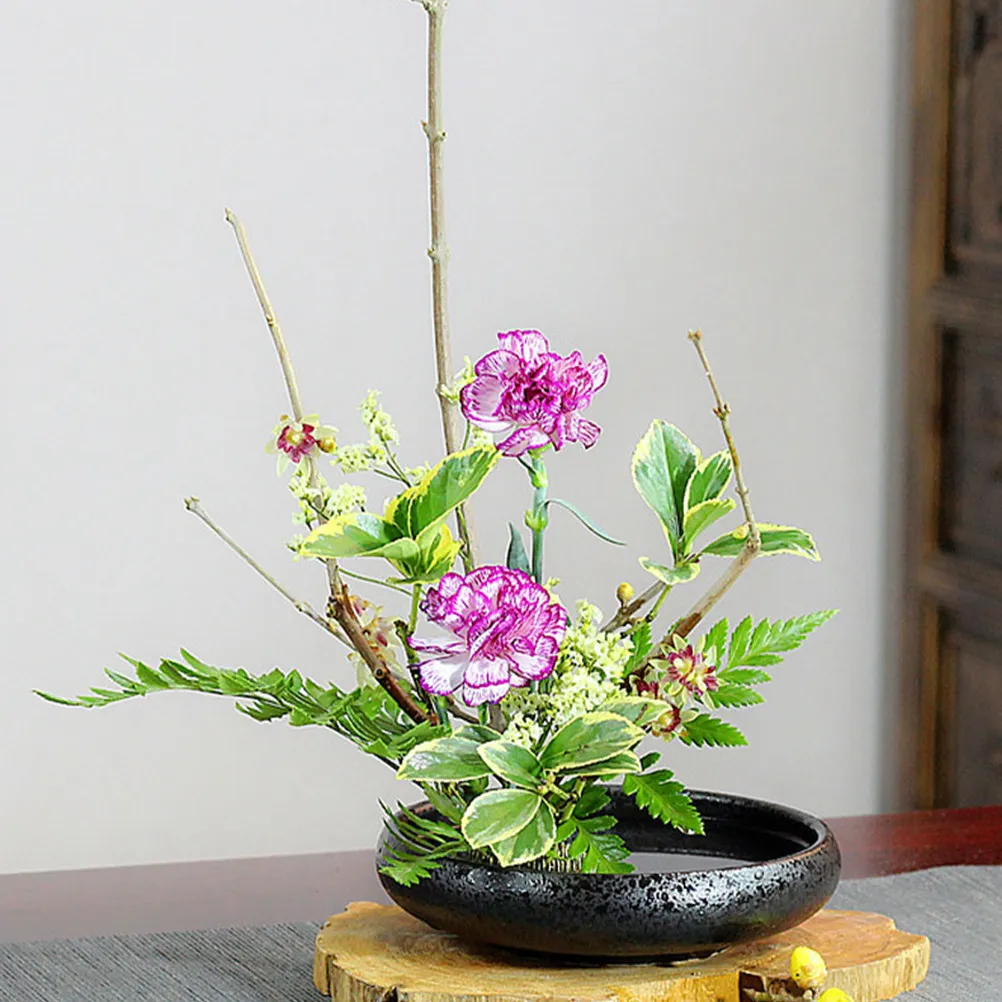 1Set Ceramic Flower Frog Professional Floral Arrangement Holder Dense Pin Design Stable Non Slip Base Flower Fixation Holder
1Set Ceramic Flower Frog Professional Floral Arrangement Holder Dense Pin Design Stable Non Slip Base Flower Fixation Holder