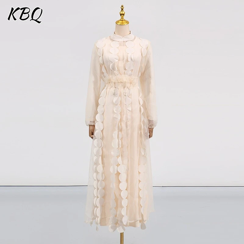 KBQ Solid Two Piece Set for Women Stand Collar Long Sleeve Spliced Tassel Sheer Mesh Coat Minimalist Dresses Elegant Suit Female
KBQ Solid Two Piece Set for Women Stand Collar Long Sleeve Spliced Tassel Sheer Mesh Coat Minimalist Dresses Elegant Suit Female