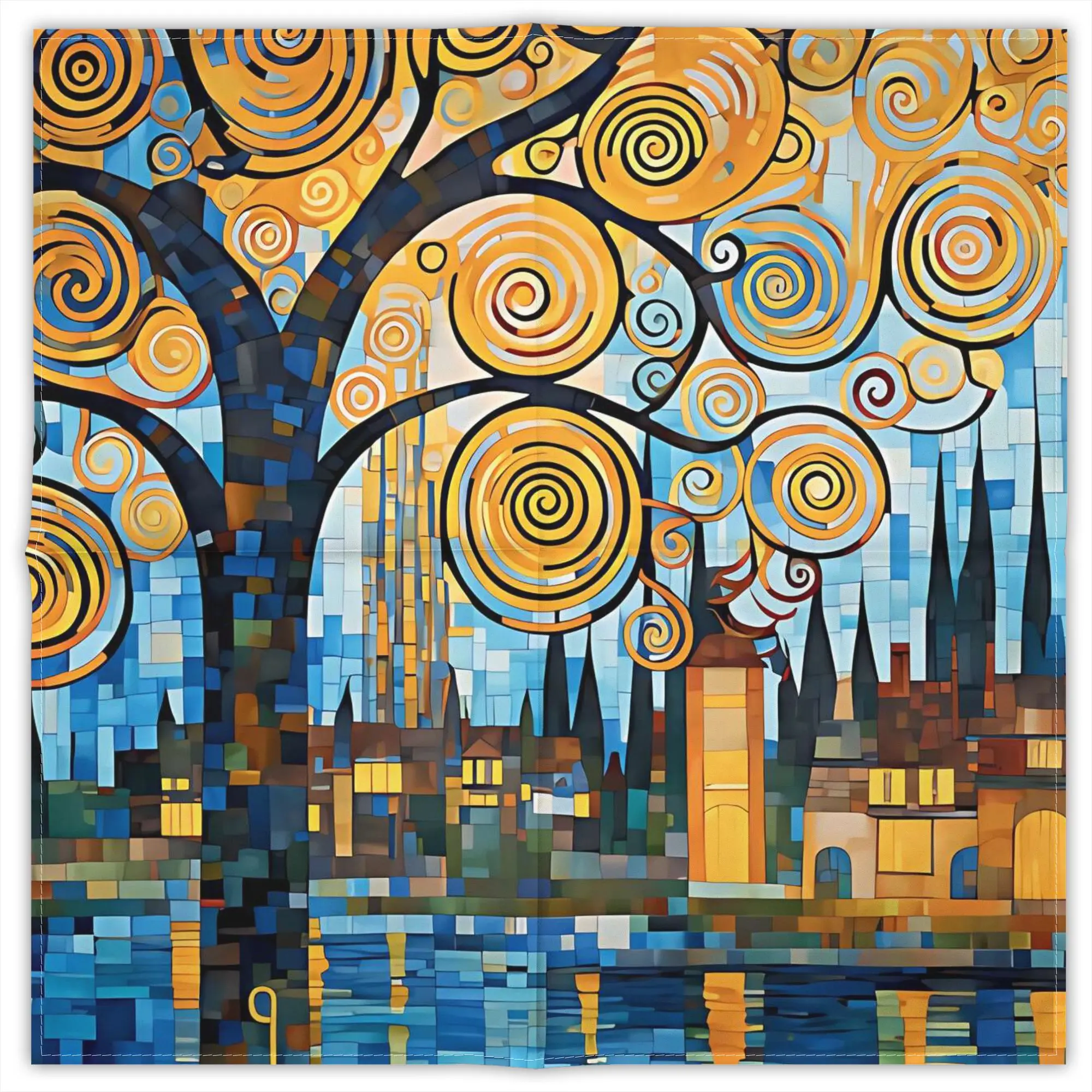 Gustav Klimt Painting Art Fashion Square Scarf Decorative Polyester Printed Daily
Gustav Klimt Painting Art Fashion Square Scarf Decorative Polyester Printed Daily