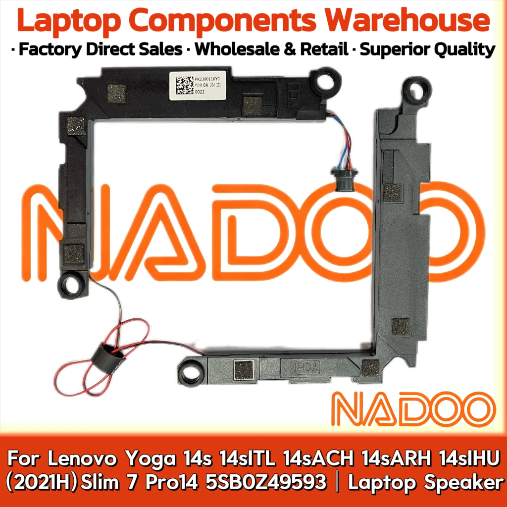 New Original Laptop Notebook Audio Speaker For Lenovo Yoga 14s 14sITL 14sACH 14sARH 14sIHU (2021H)Slim 7 Pro14 5SB0Z49593
New Original Laptop Notebook Audio Speaker For Lenovo Yoga 14s 14sITL 14sACH 14sARH 14sIHU (2021H)Slim 7 Pro14 5SB0Z49593