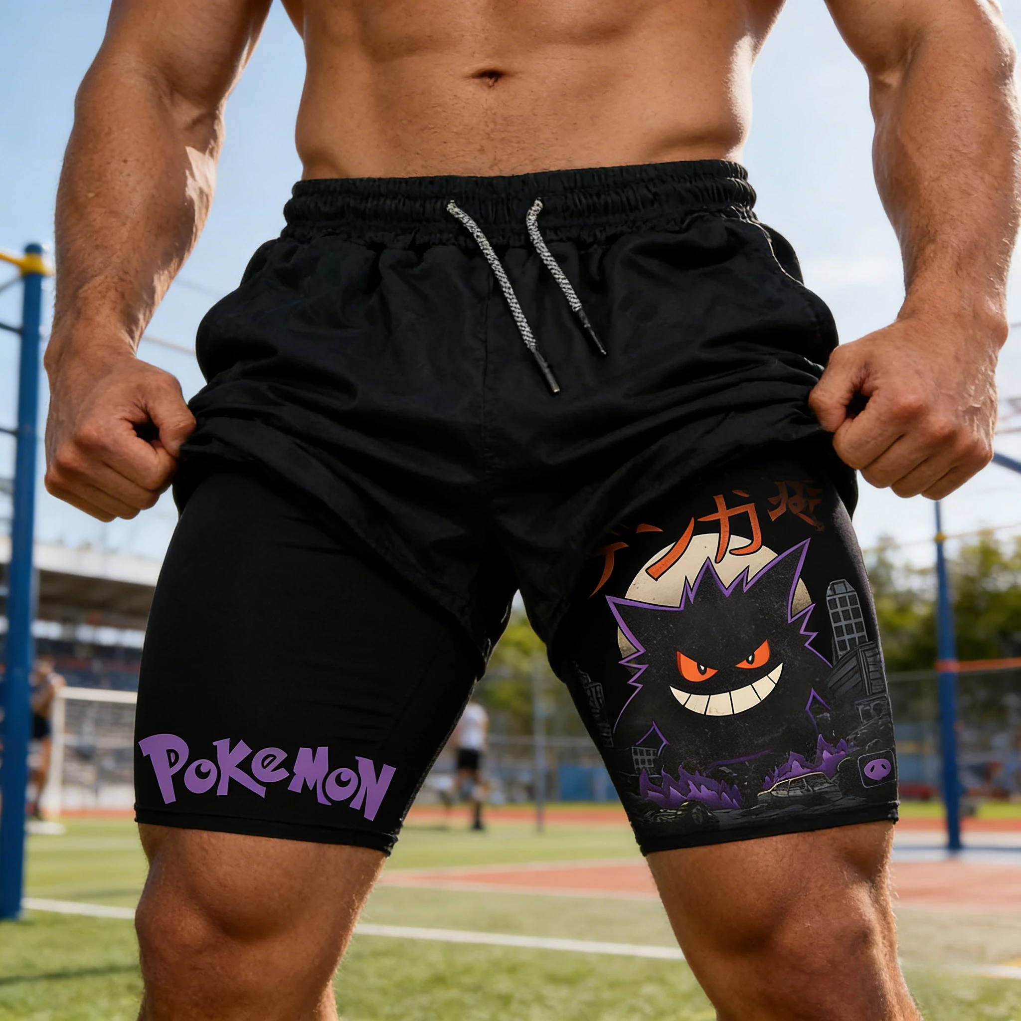 2026 Pokémon Japanese Anime Peripheral Double-layer Shorts Latest Men's Trend Breathable Loose Sports Five-point Pants Casual
2026 Pokémon Japanese Anime Peripheral Double-layer Shorts Latest Men's Trend Breathable Loose Sports Five-point Pants Casual