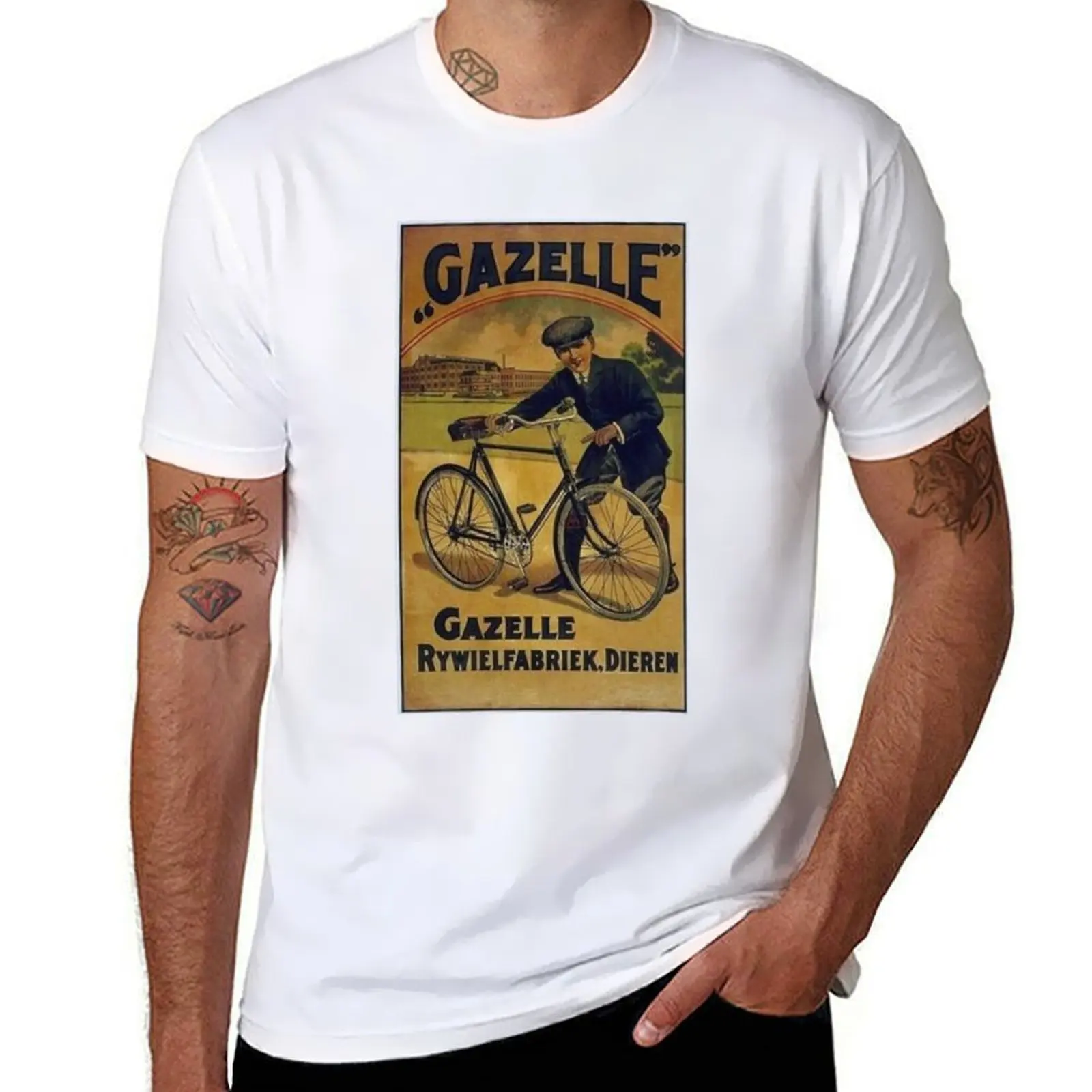 Old ad Gazelle bicycle T-Shirt cotton t shirt man cotton t shirt pack cotton t shirts man 100% T-shirt
Old ad Gazelle bicycle T-Shirt cotton t shirt man cotton t shirt pack cotton t shirts man 100% T-shirt