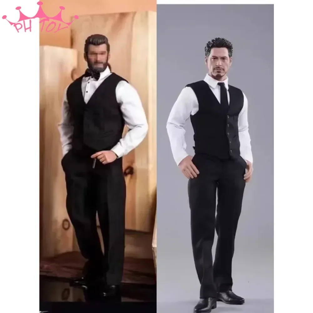 In Stock 1/6 Scale Male Soldier Black Suit Vest Waistcoat Pants Clothes Model for 12" Narrow Shoulder/ Strong Body Figure Doll
In Stock 1/6 Scale Male Soldier Black Suit Vest Waistcoat Pants Clothes Model for 12" Narrow Shoulder/ Strong Body Figure Doll