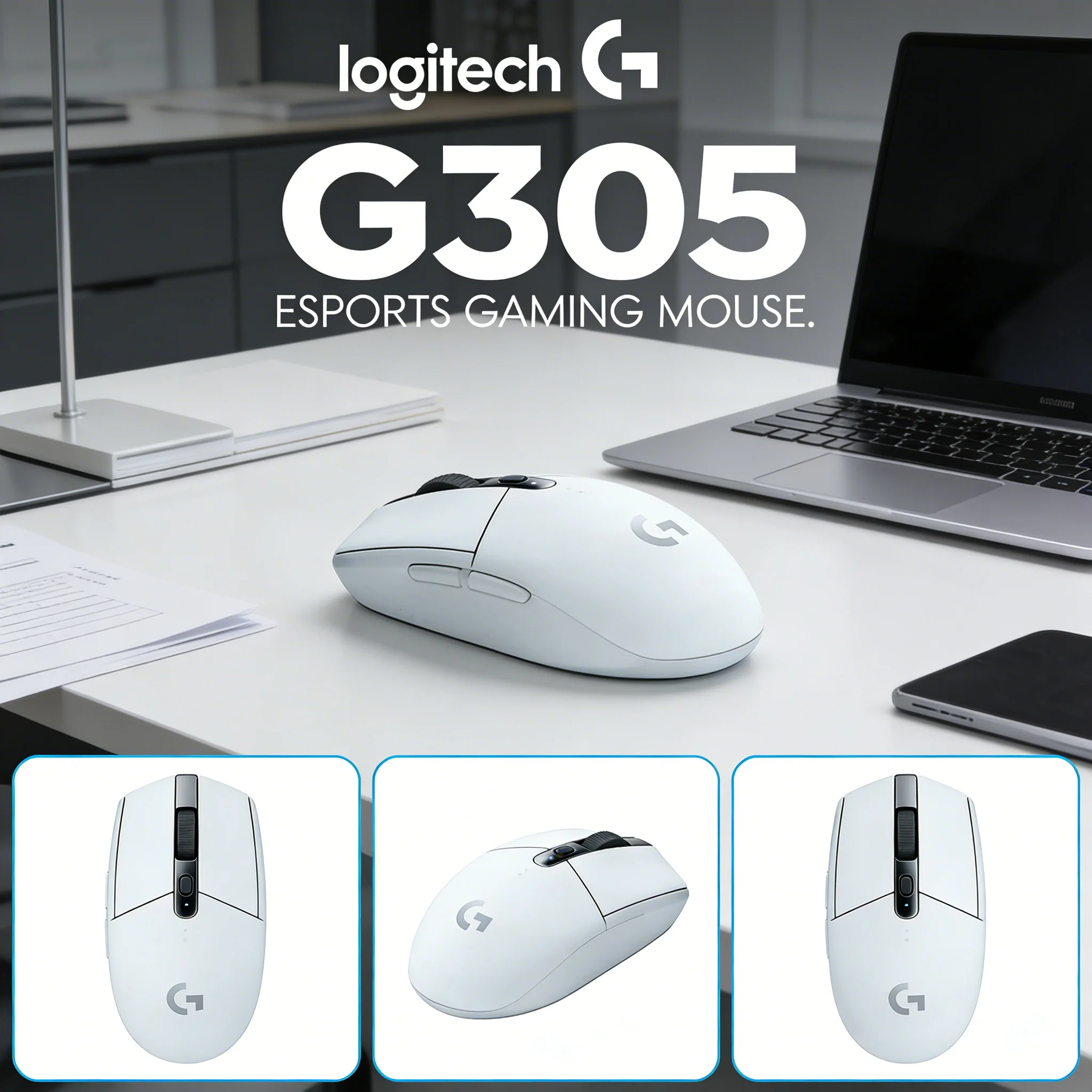 Logitech G304/G305 Black Wireless Mouse with HERO Sensor 40G Acceleration 250h Battery Life for Seamless Connectivity
Logitech G304/G305 Black Wireless Mouse with HERO Sensor 40G Acceleration 250h Battery Life for Seamless Connectivity