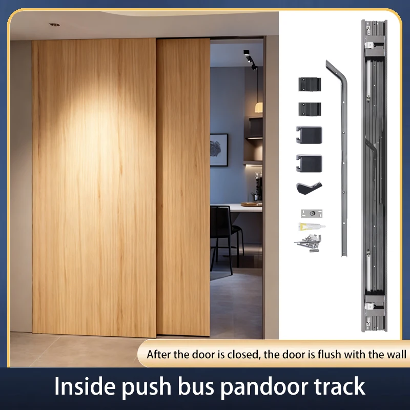 Inner Push Bus Door Track Sliding Door Slide Rail Cloakroom Bathroom Bedroom Push And Pull Invisible Door Guide Hardware
Inner Push Bus Door Track Sliding Door Slide Rail Cloakroom Bathroom Bedroom Push And Pull Invisible Door Guide Hardware