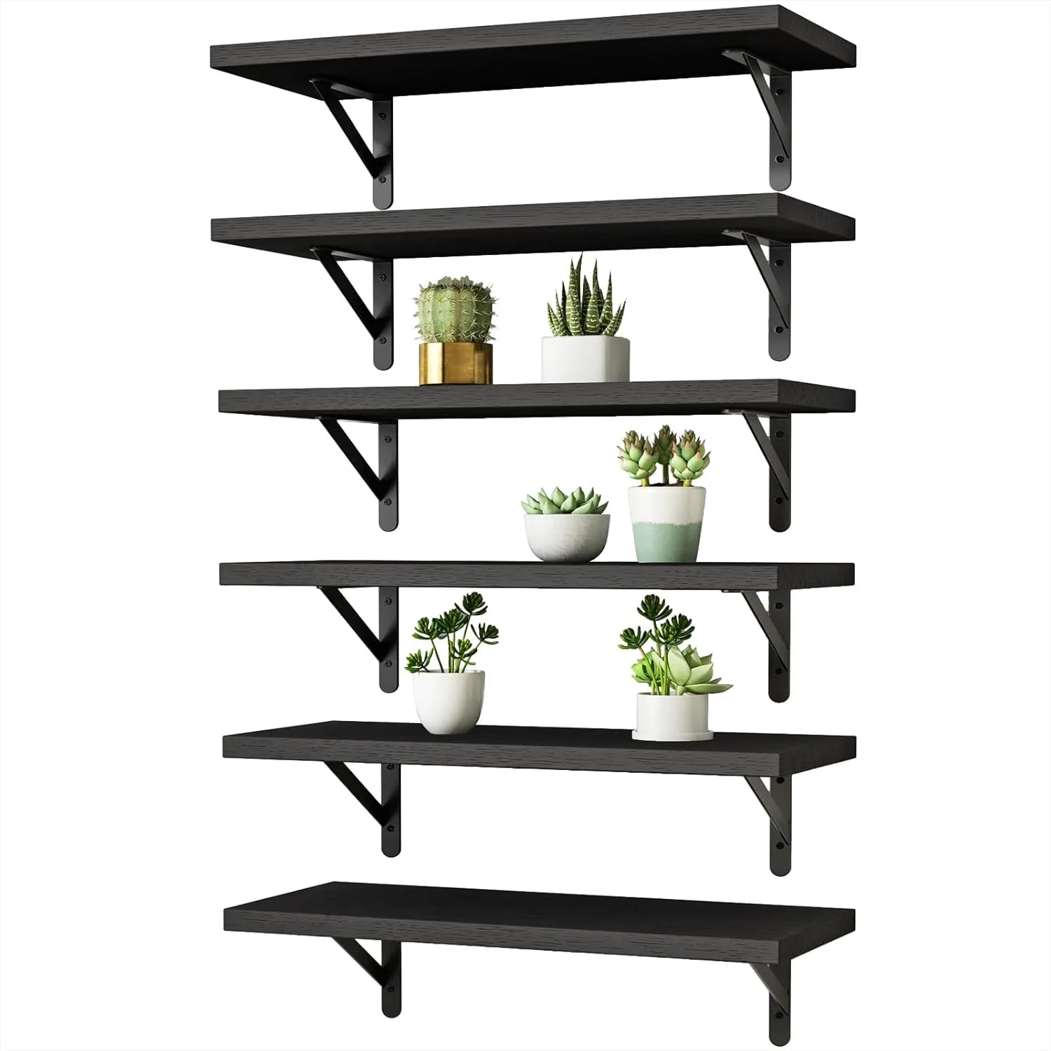 Floating Wall Shelves Set of 6, 16.5 Inch Black Storage for Bedroom Bathroom Living Room Kitchen Decor
Floating Wall Shelves Set of 6, 16.5 Inch Black Storage for Bedroom Bathroom Living Room Kitchen Decor