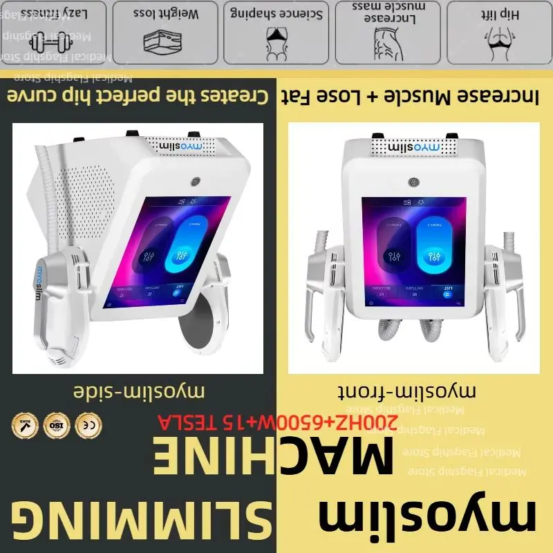 MYOslim EMS Body Slim Sculpt Muscle Stimulate Fat Removel Machine 6500W RF Weight Lose Portable Electromagnetic
MYOslim EMS Body Slim Sculpt Muscle Stimulate Fat Removel Machine 6500W RF Weight Lose Portable Electromagnetic
