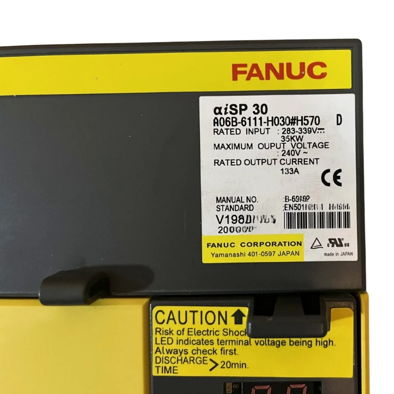 Fanuc A06B-6111-H030#H570 Servo Drive Tested ok Expedited Delivery
Fanuc A06B-6111-H030#H570 Servo Drive Tested ok Expedited Delivery