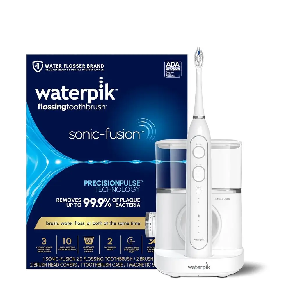 -usion 2.0 Proional sing Electric Toothbrush with Water ser Combo Two In One, or Daily Gum Care and Cleaning Teeth, Braces, Impl
-usion 2.0 Proional sing Electric Toothbrush with Water ser Combo Two In One, or Daily Gum Care and Cleaning Teeth, Braces, Impl