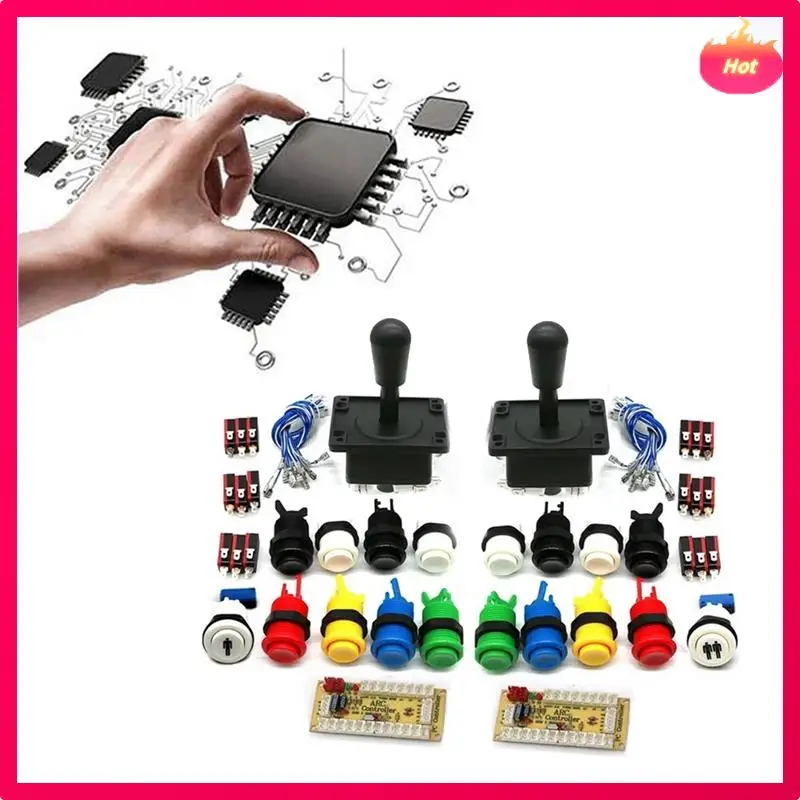 Arcade Game DIY Kit Zero Delay USB Board Controller For Pc Raspberry Pi US Style Joystick Happ Push Button Player Part
Arcade Game DIY Kit Zero Delay USB Board Controller For Pc Raspberry Pi US Style Joystick Happ Push Button Player Part