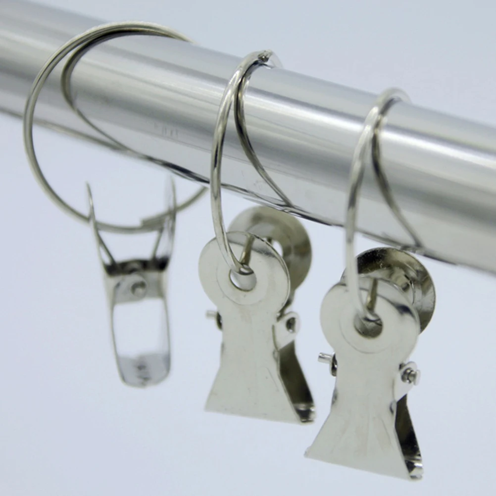 20pcs Stainless Steel Curtain Clips Rustproof 43x43x2mm Silver Match Curtains Home Decor Accessories
20pcs Stainless Steel Curtain Clips Rustproof 43x43x2mm Silver Match Curtains Home Decor Accessories