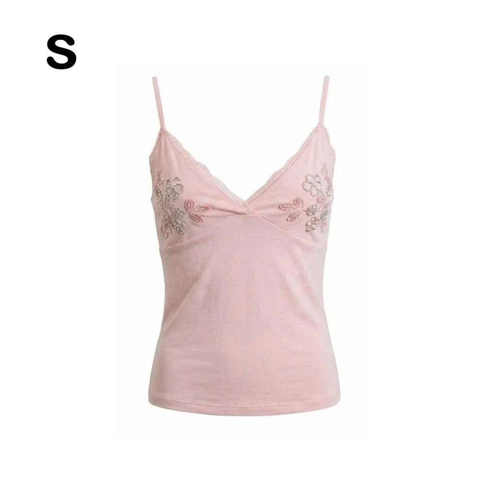New Floral Embroidery Lace Camisole Sleeveless Slim Fit V Neck Tank Top Stretchy Off Shoulder Camisole for Fashionable Girls
New Floral Embroidery Lace Camisole Sleeveless Slim Fit V Neck Tank Top Stretchy Off Shoulder Camisole for Fashionable Girls