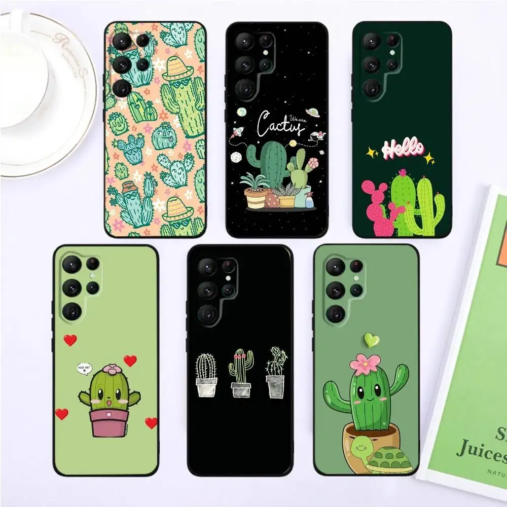Creative Cactus Phone Case For Samsung S25,S24,S23,22,21,Ultra,Pro,S10,S30Plus,20lite Black Cover
Creative Cactus Phone Case For Samsung S25,S24,S23,22,21,Ultra,Pro,S10,S30Plus,20lite Black Cover