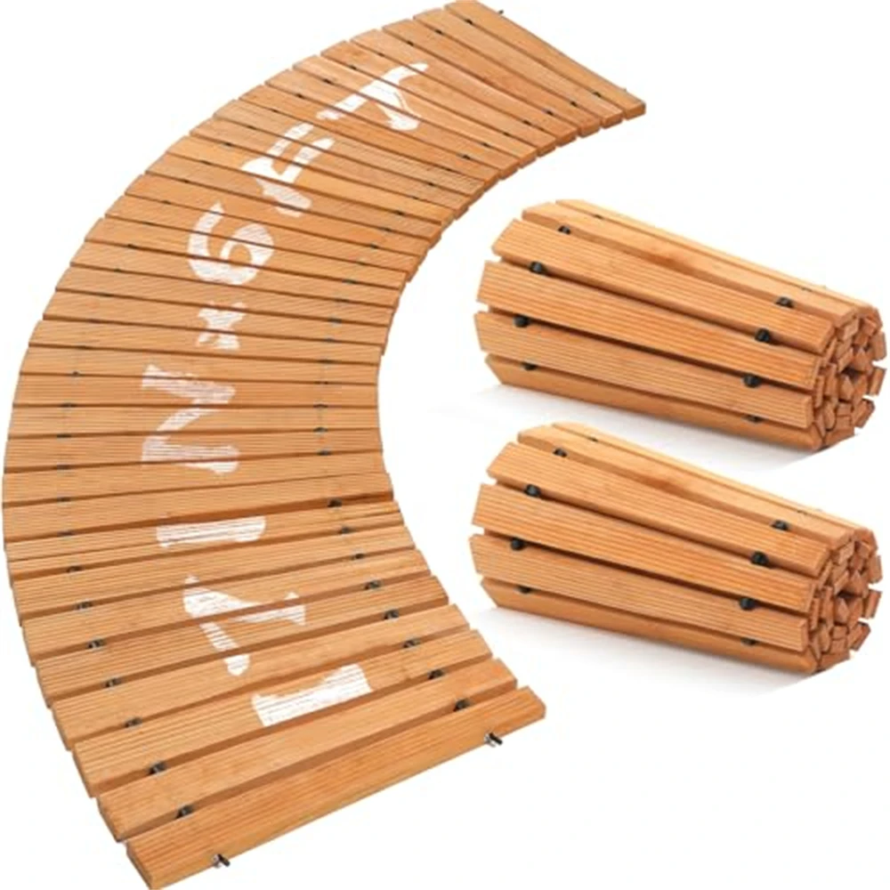2 Pack Wooden Garden Pathway 17 Inch X 6 ft Roll Out Walkway Outdoor Path Wood Flooring Boardwalk Pavers for Garden
2 Pack Wooden Garden Pathway 17 Inch X 6 ft Roll Out Walkway Outdoor Path Wood Flooring Boardwalk Pavers for Garden