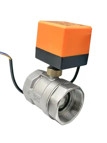 DN15 DN20 DN25 DN32 DN40 DN50 304 스테인레스 스틸 전기 볼 밸브 3 선식 2 방향 제어 전동 볼 밸브