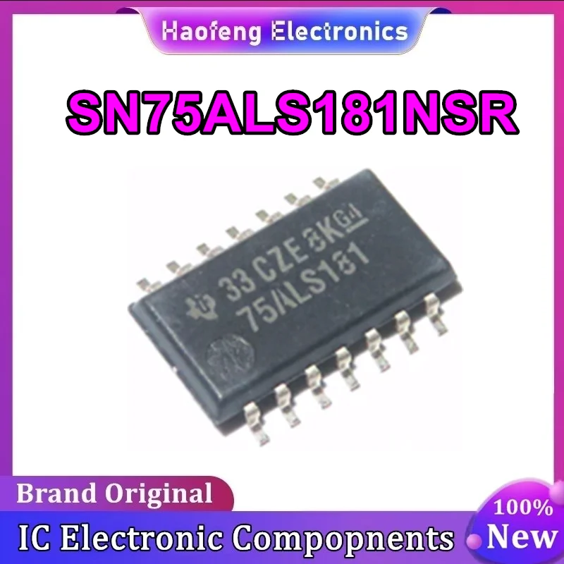 5 шт. SN75ALS181NSR 75ALS181 SOP14 5,2 мм микросхема новый оригинальный на складе
5 шт. SN75ALS181NSR 75ALS181 SOP14 5,2 мм микросхема новый оригинальный на складе