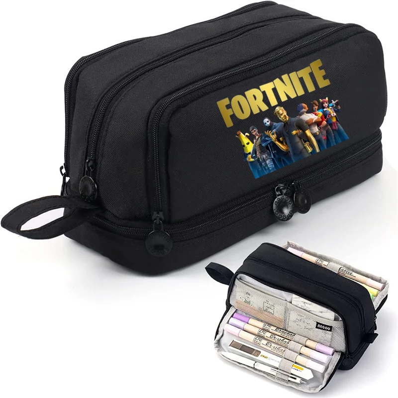 Game Anime Fortnite Student Pencil Case Unisex Large Capacity Pencil Bag High Appearance Student Stationery Box School Supplies
Game Anime Fortnite Student Pencil Case Unisex Large Capacity Pencil Bag High Appearance Student Stationery Box School Supplies