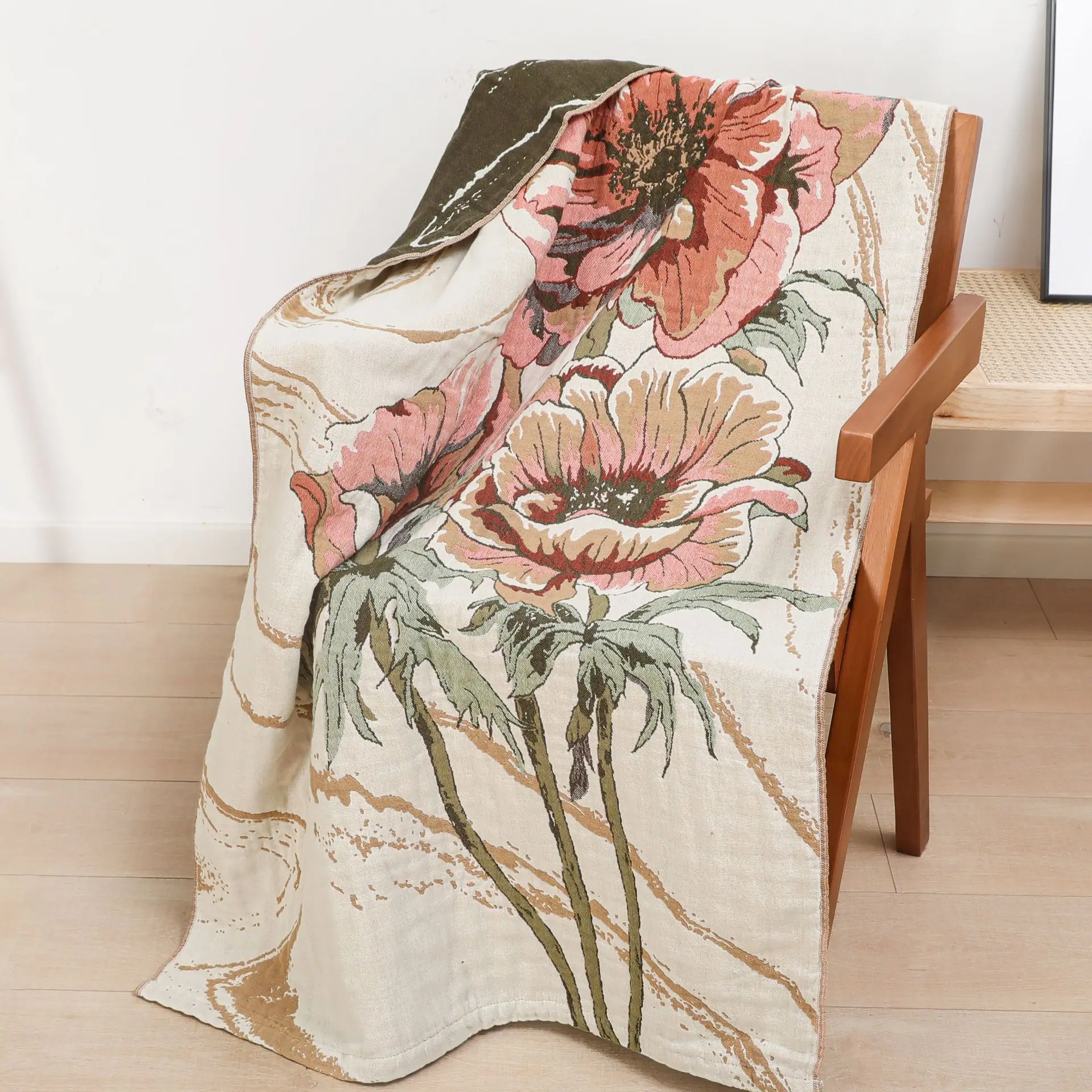 Floral Bath Towel, Large, 80*160 cm, for Kids, Adults, Bathroom, Four-layer Gauze Cotton, Delicate
Floral Bath Towel, Large, 80*160 cm, for Kids, Adults, Bathroom, Four-layer Gauze Cotton, Delicate