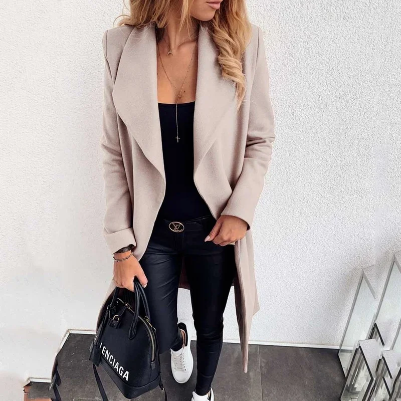 New Women's Autumn Winter Casual Solid Colors Thick Long Sleeve Oversized S-3XL Cardigan Long Trench Coats Jacket Windbreaker
New Women's Autumn Winter Casual Solid Colors Thick Long Sleeve Oversized S-3XL Cardigan Long Trench Coats Jacket Windbreaker