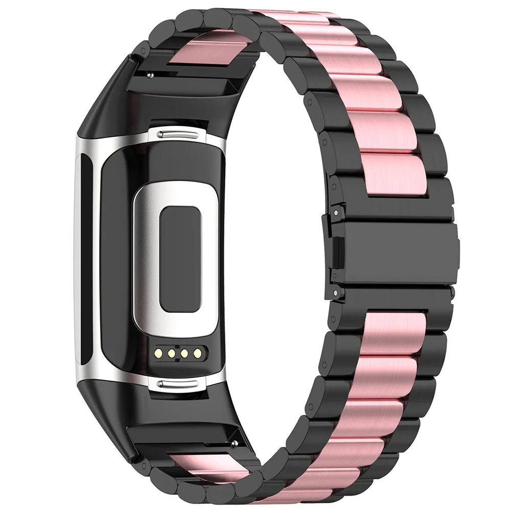 Stainless Steel Watch Band Stylish Replacement Strap Compatible with Charge 5 Comfortable Durable Wristband for Work Travel
Stainless Steel Watch Band Stylish Replacement Strap Compatible with Charge 5 Comfortable Durable Wristband for Work Travel