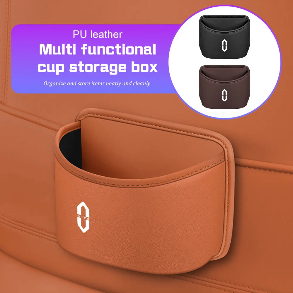 PU Leather Car Door Storage Box For HUAWEI AITO M7 M5 M9 M6 Seres 5 7 9 multifunction Trash Can,Seat Back Hanger Cup Storage Bag
PU Leather Car Door Storage Box For HUAWEI AITO M7 M5 M9 M6 Seres 5 7 9 multifunction Trash Can,Seat Back Hanger Cup Storage Bag