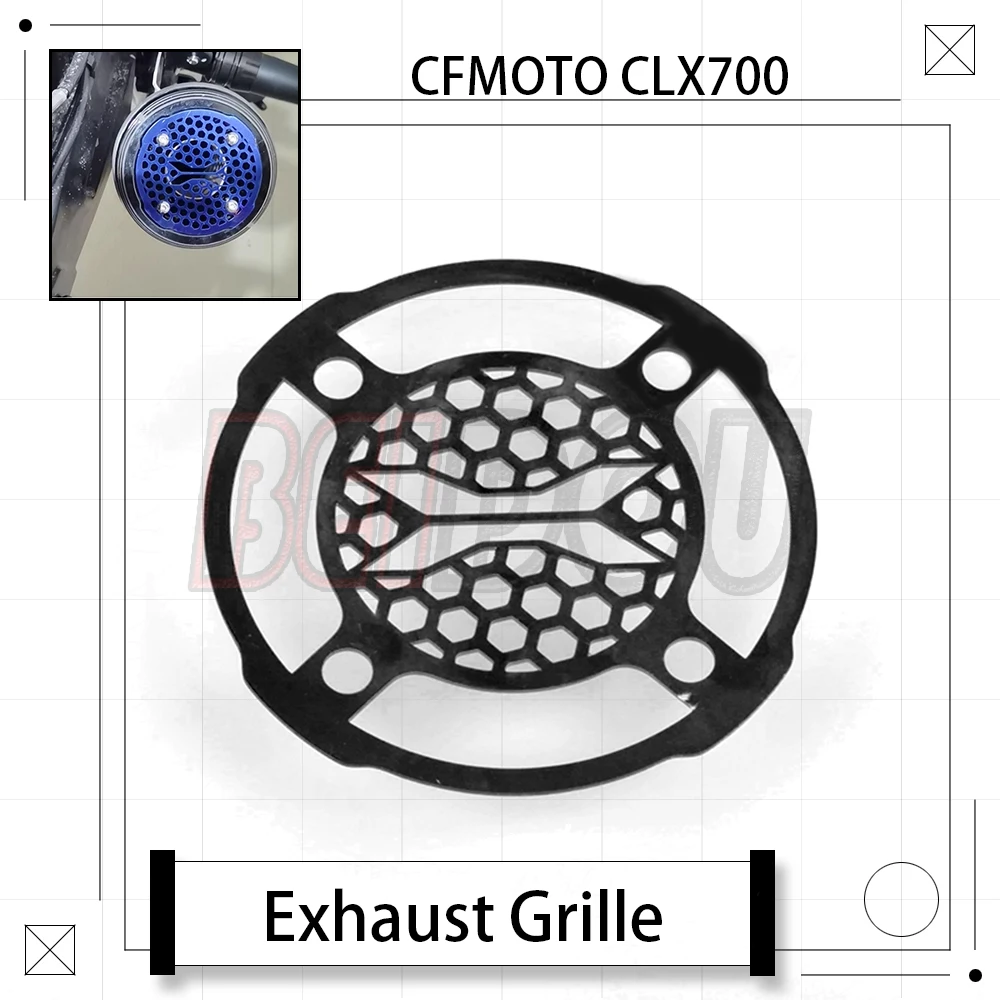 For CFMOTO CLX700 CLX-700 700 CLX CLX-Sport Motorcycle Modified Exhaust Grille Stainless Steel Exhaust Mesh
For CFMOTO CLX700 CLX-700 700 CLX CLX-Sport Motorcycle Modified Exhaust Grille Stainless Steel Exhaust Mesh