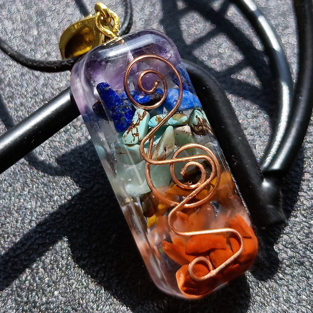 Gravel Pendant Necklace Epoxy Alloy Natural Stone Colorful Bead Jewelry Fashion Accessory Stylish Craft Chain Daily Wear Party
Gravel Pendant Necklace Epoxy Alloy Natural Stone Colorful Bead Jewelry Fashion Accessory Stylish Craft Chain Daily Wear Party