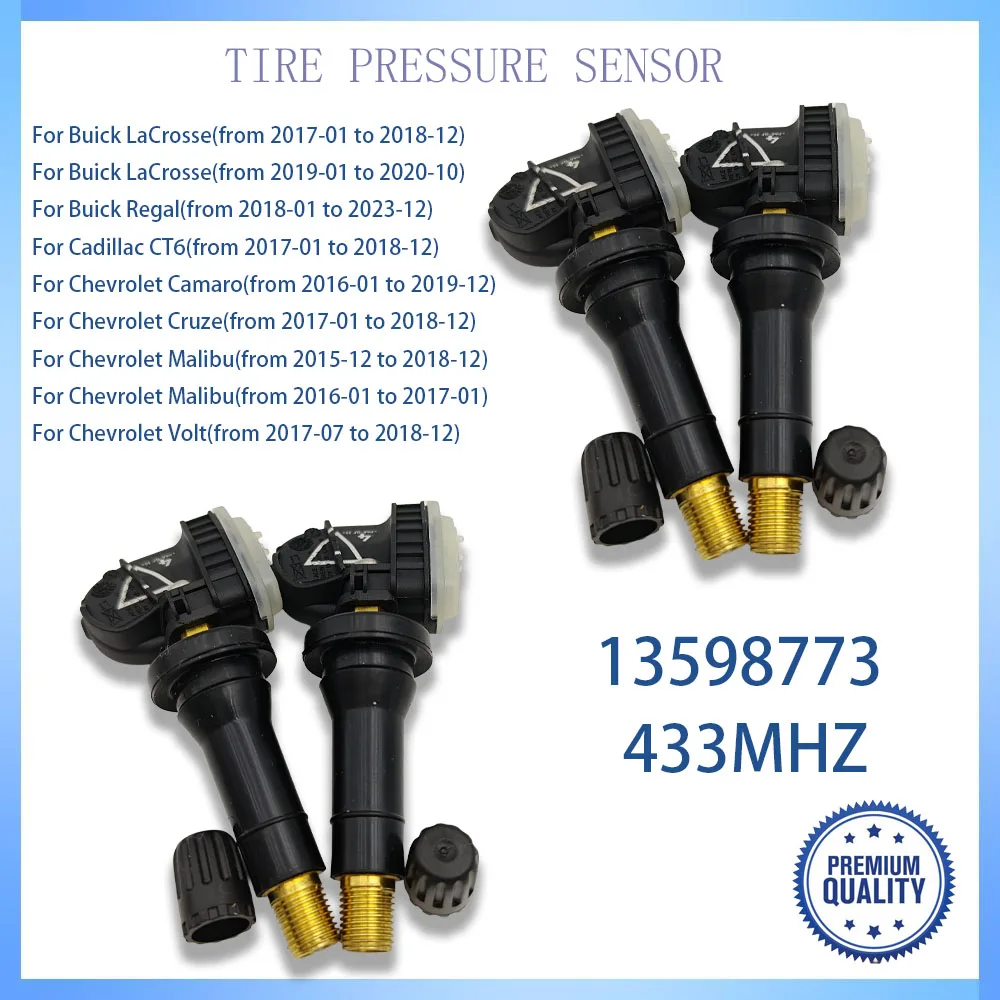 TPMS SENSOR TIRE PRESSURE SENSOR TPMS 13598773 For Buick LaCrosse Regal Cadillac CT6 Chevrolet Camaro Cruze Malibu Volt 433MHz
TPMS SENSOR TIRE PRESSURE SENSOR TPMS 13598773 For Buick LaCrosse Regal Cadillac CT6 Chevrolet Camaro Cruze Malibu Volt 433MHz