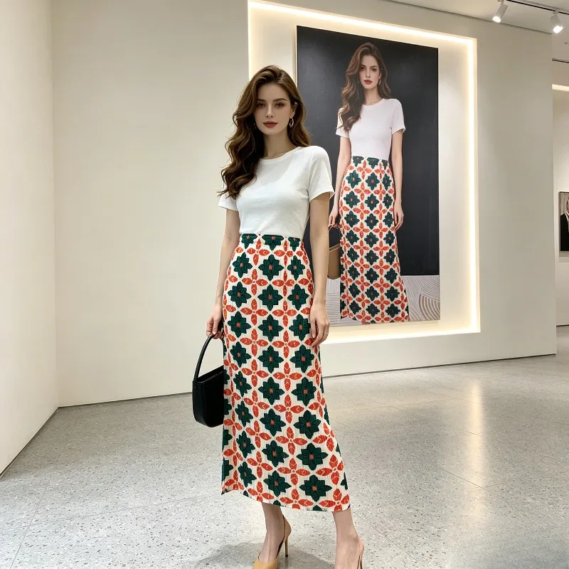Miyake Pleated Heavy Pleated Printed Color-Block Fashion Skirt 2026 Summer Design Sense Niche Slim Fit Mid-Length Skirt Pleat
Miyake Pleated Heavy Pleated Printed Color-Block Fashion Skirt 2026 Summer Design Sense Niche Slim Fit Mid-Length Skirt Pleat