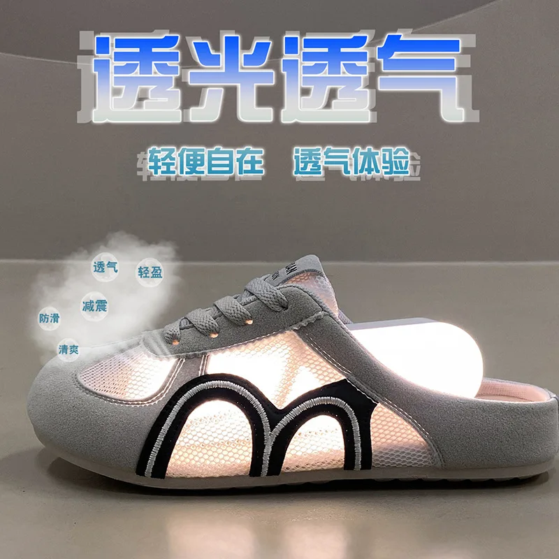 2026 Women's Summer White Casual Sports Shoes Korean Style Half Top Versatile Board Footwear
2026 Women's Summer White Casual Sports Shoes Korean Style Half Top Versatile Board Footwear